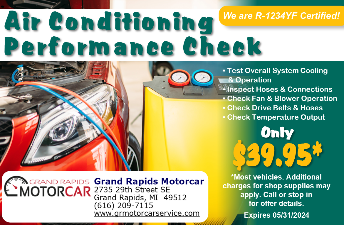 AC Performance Check Special | Grand Rapids Motorcar