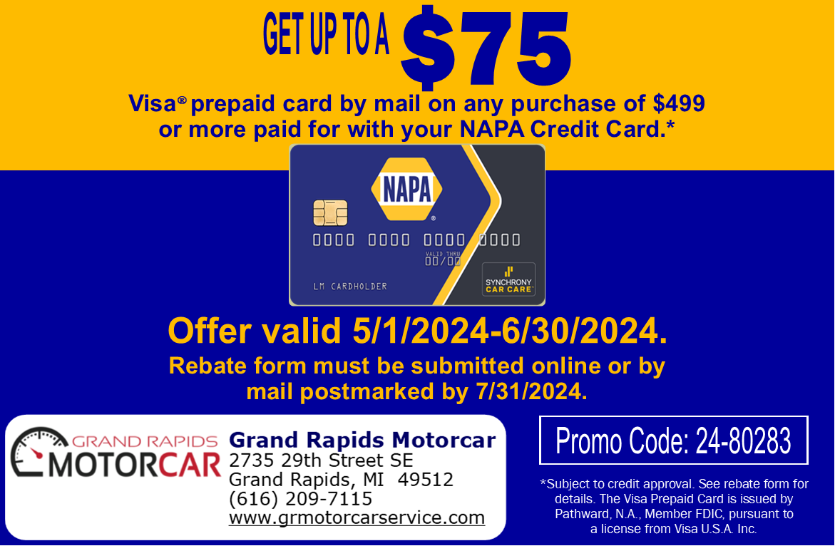 $75 Special | Grand Rapids Motorcar