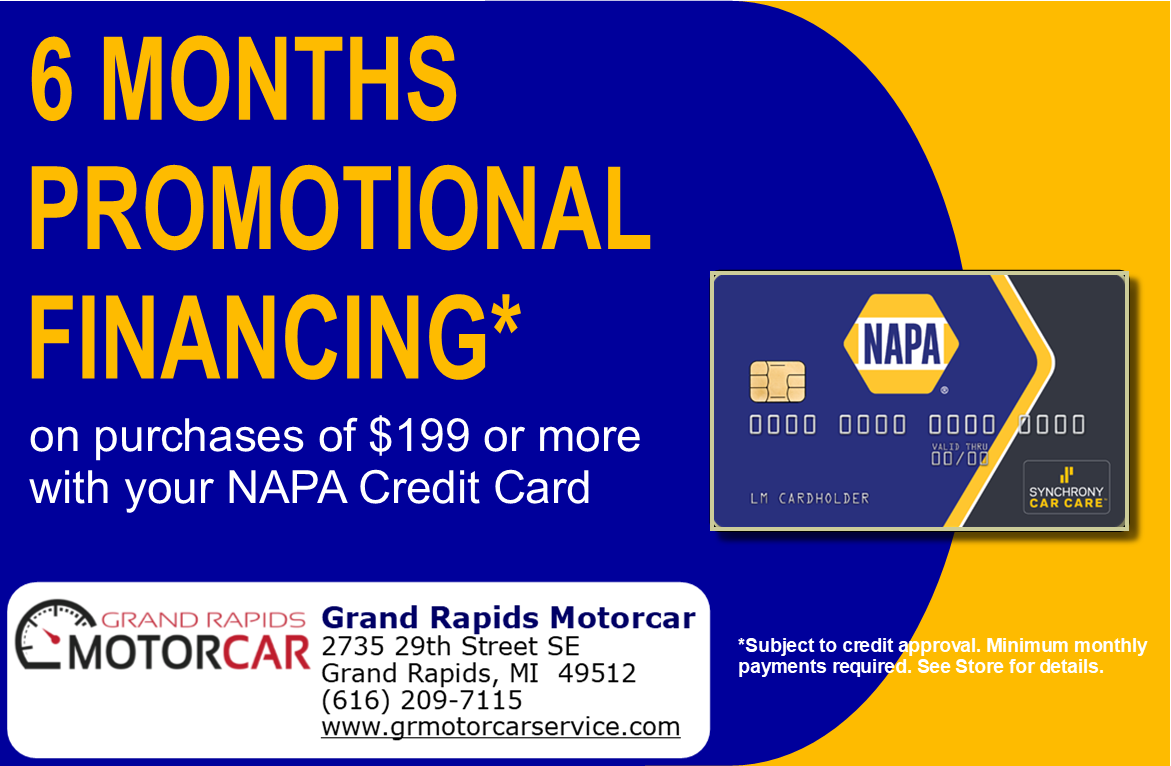 6 Months Promo Financing Special | Grand Rapids Motorcar