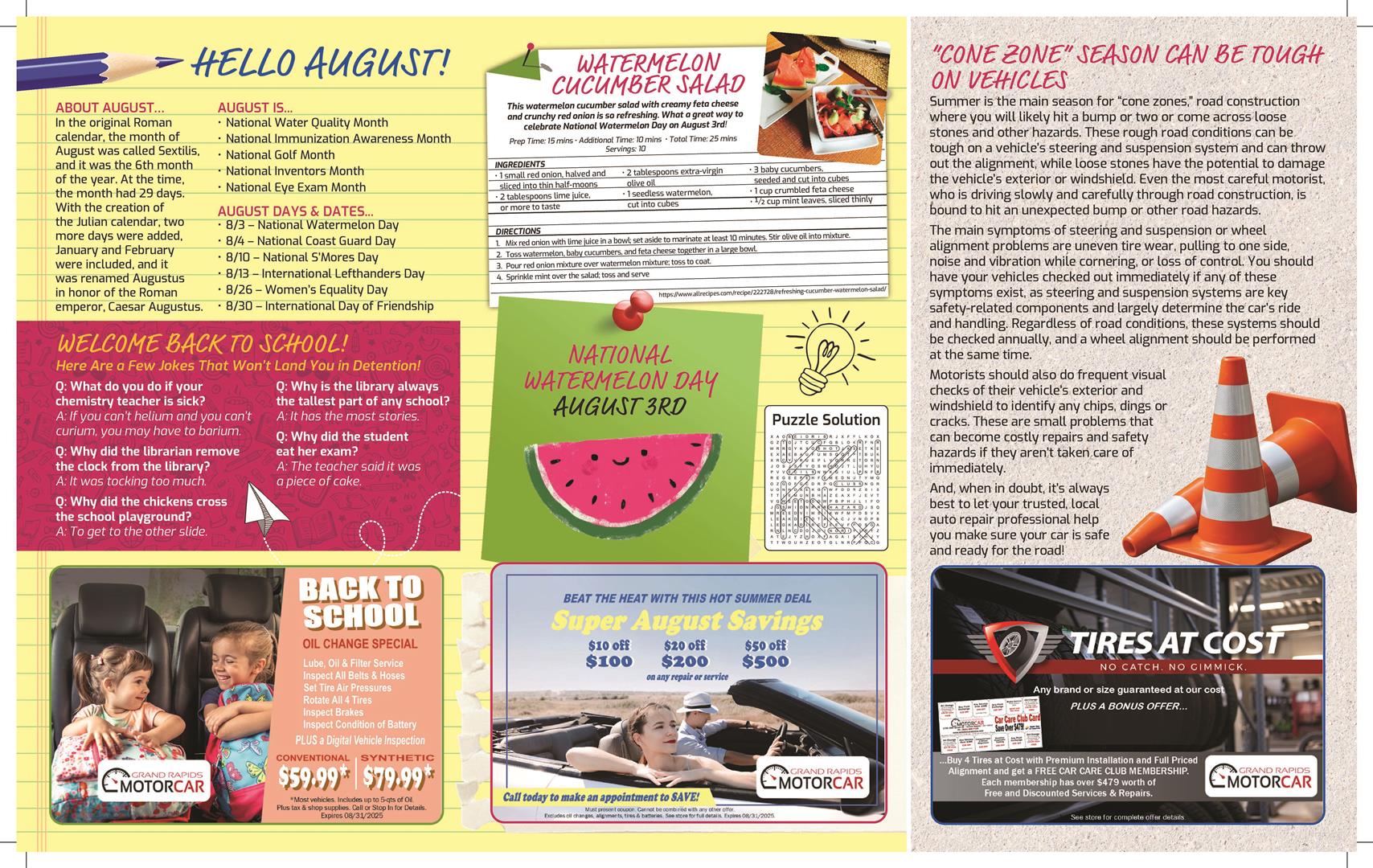 November Newsletter Part 2 | Grand Rapids Motorcar