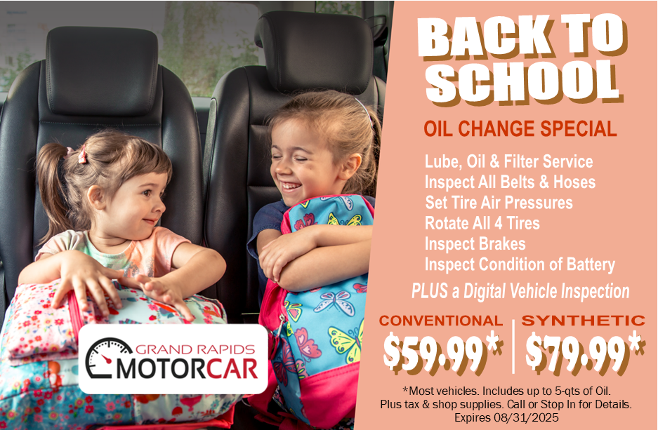 Oil Change Special | Grand Rapids Motorcar