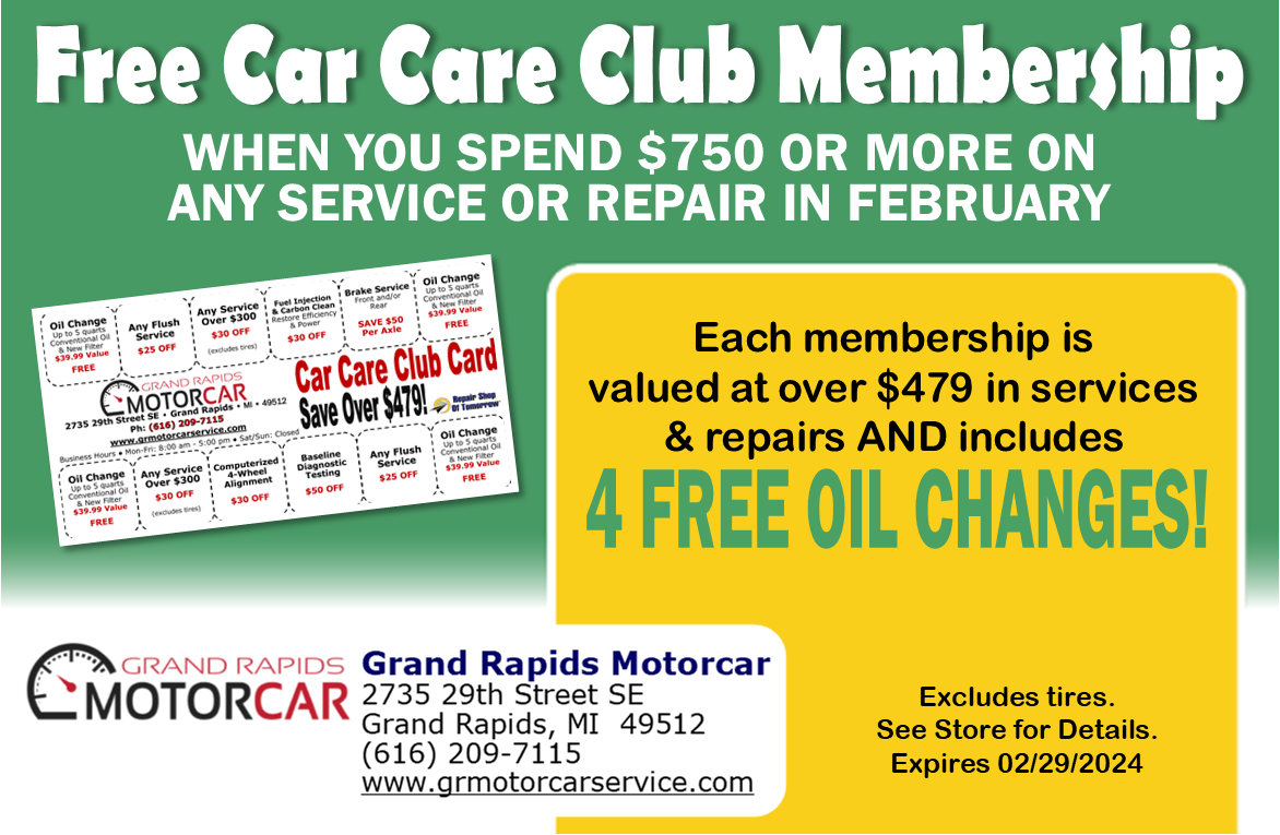 Specials Grand Rapids Motorcar
