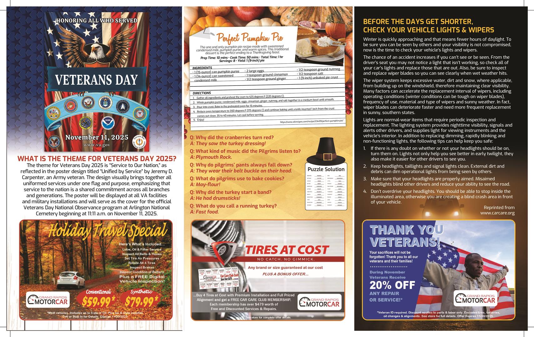 Holiday Specials | Grand Rapids Motorcar