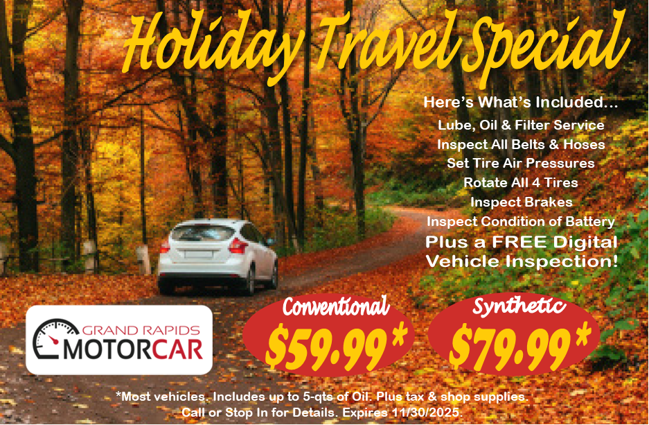 Oil Change Special | Grand Rapids Motorcar