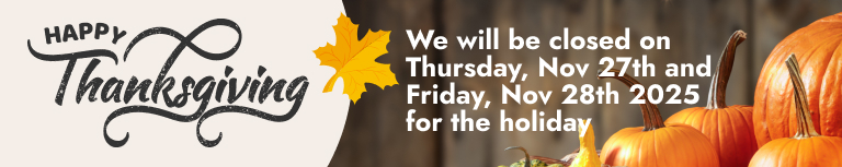  We will be closed on Thursday, Nov 27th and Friday, Nov 28th | Grand Rapids Motorcar 